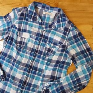 🎈SALE🎈Old Navy plaid button up size large